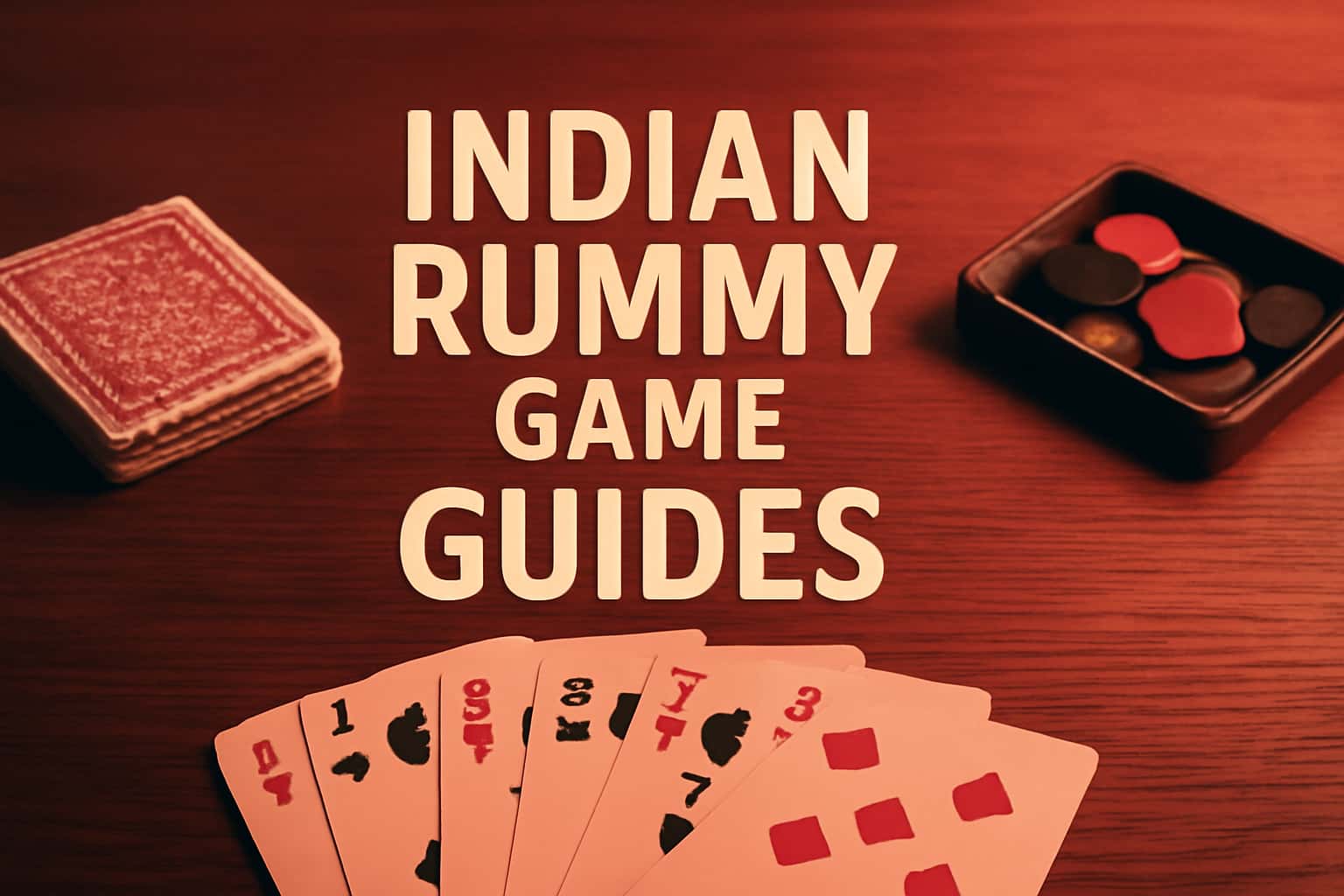 An informational graphic depicting Indian Rummy Game Guides.