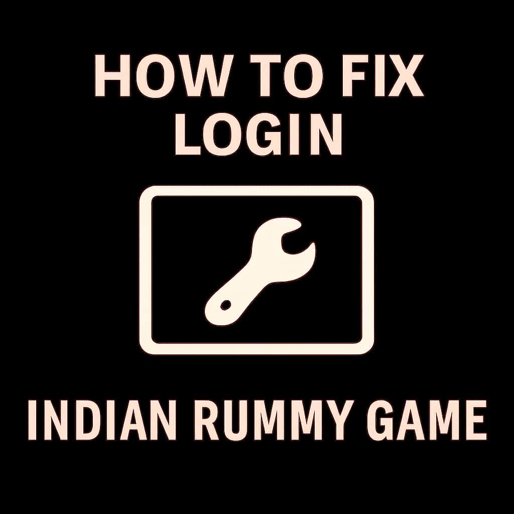 An emblematic icon representing assistance for login issues in the Indian Rummy Game.