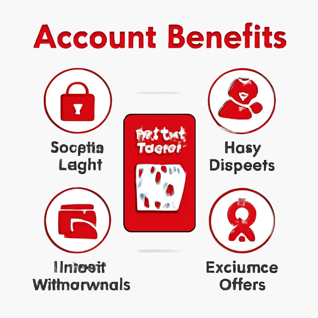 Illustration showing the advantages of Indian Rummy Game accounts.