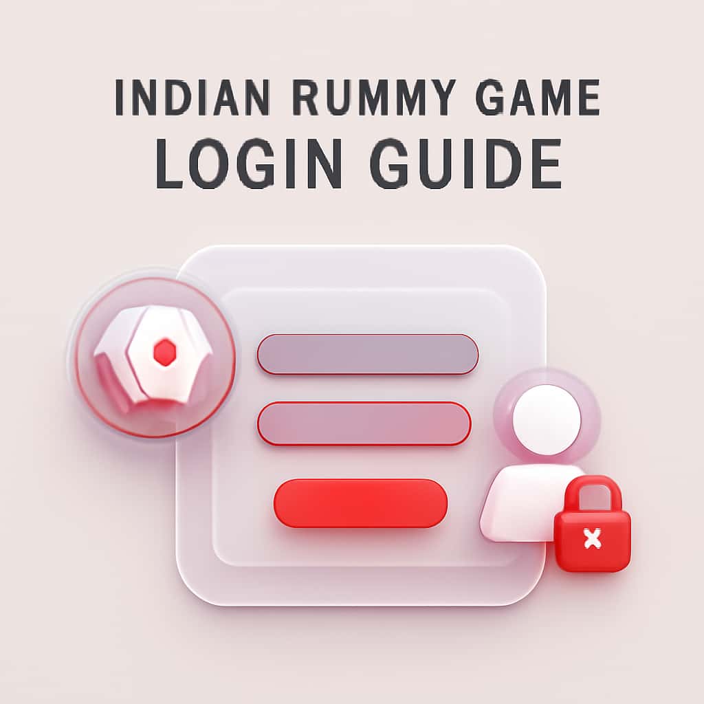 An educational diagram about the Indian Rummy Game Login process.