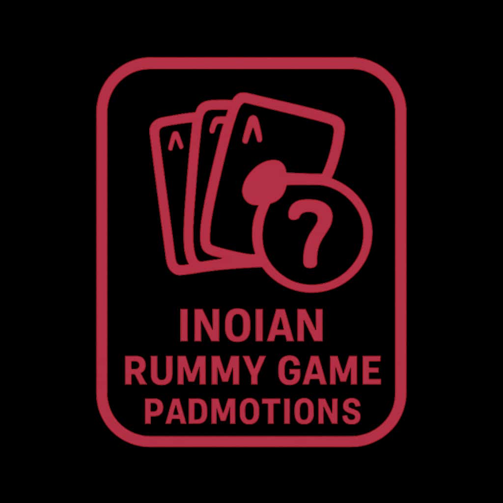 A clean badge design illustrating the concept of Indian Rummy Game Promotions.