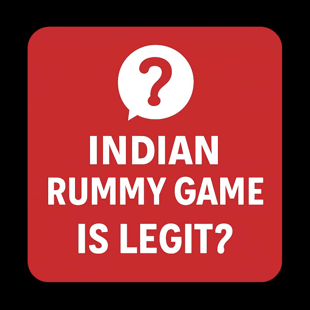 An icon representing guidance on the legitimacy of the Indian Rummy Game.