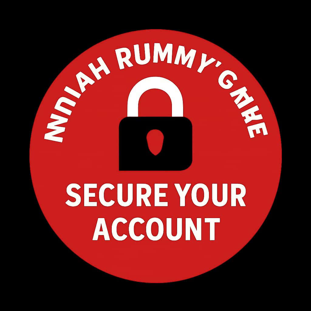Icon representing account security for Indian Rummy Game.